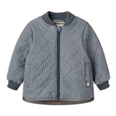 Wheat Termojakke m. Fleece - Benni - Ink Stripe - Wheat - 1½ år (86) - Termotøj