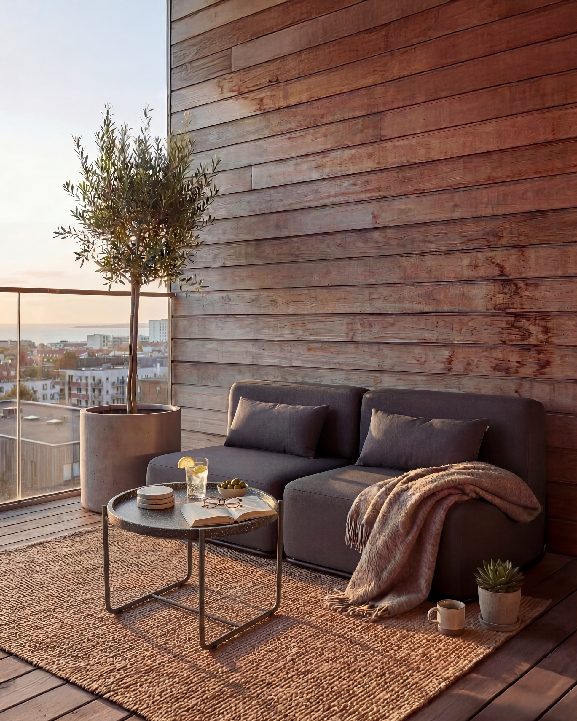 Raw Retreat Balcony Set
