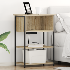 vidaXL Natskab Sonoma-eg 55 x 31 x 76 cm Konstrueret træ