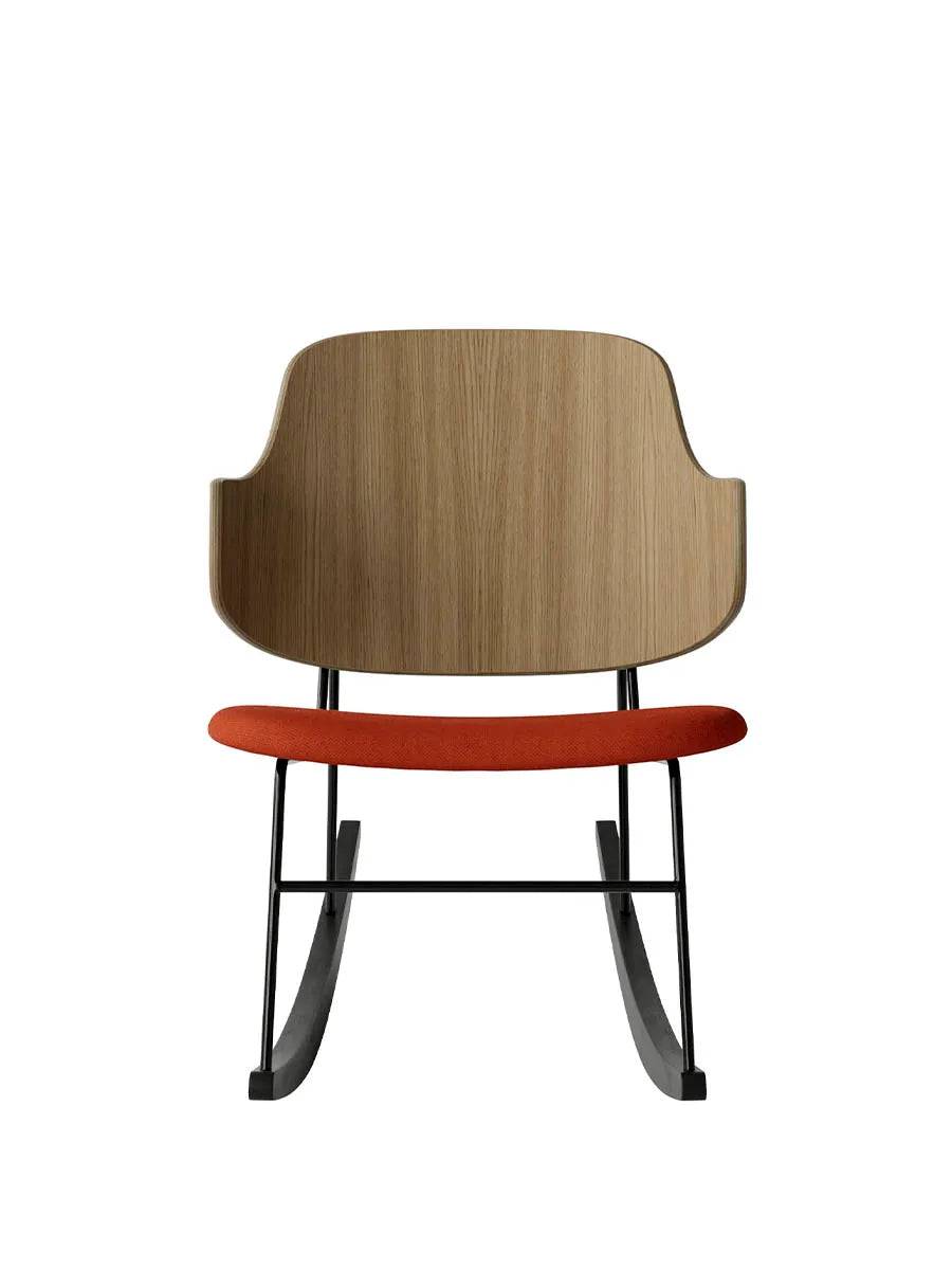 The Penguin Rocking Chair, Polstret fra Audo Copenhagen Natural Oak / Hallingdal 600 - Jacobsen Plus