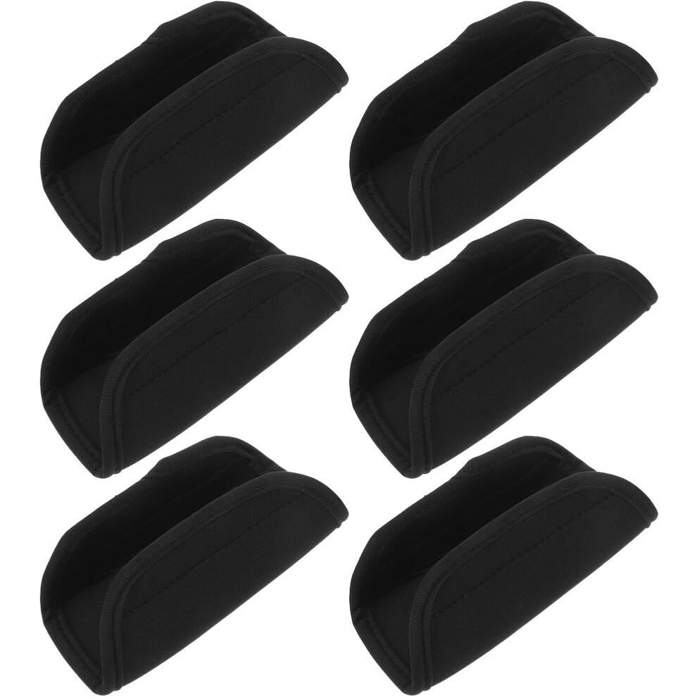 6 st mjuka neopren resväskehandtag handskar bagageskydd handtag wraps för resbagage