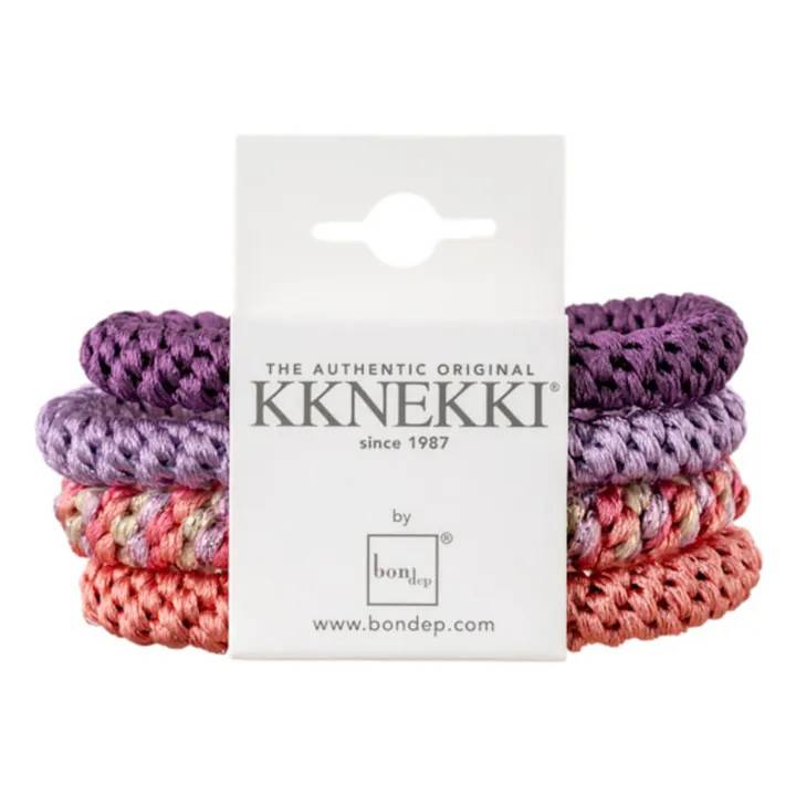 Set of 4 Kknekki 4 scrunchies | Purple