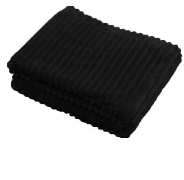 Baloo pläd svart 130x170 Redlunds