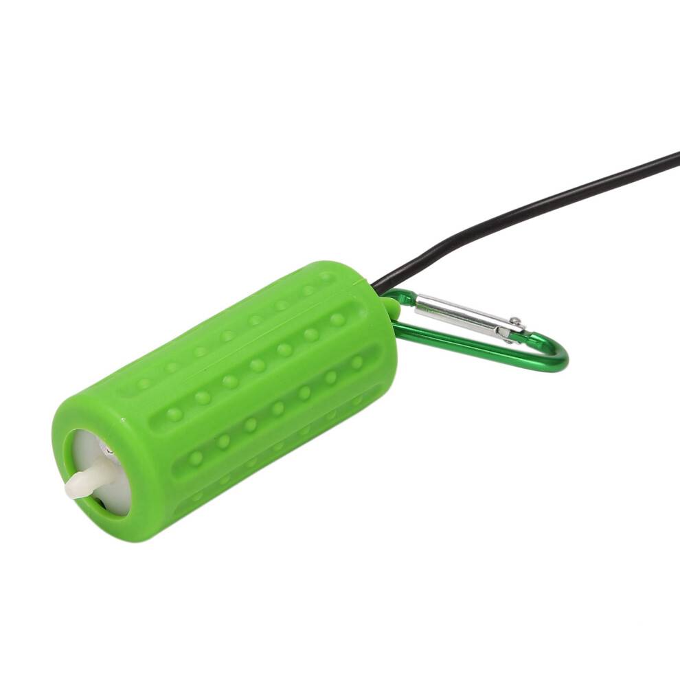 2X USB Aeration Pump Air Pump Aquarium Aerator Ultra Quiet Fish Tank Go Fishing Oxygen Pump -Green