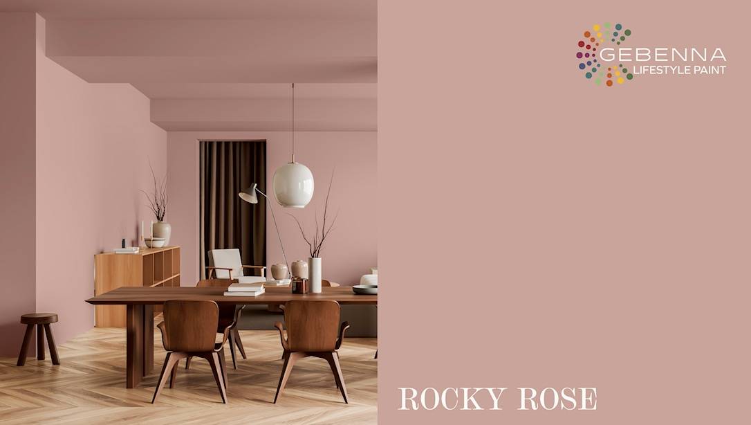 Gebenna Vægmaling: Rocky Rose 9 liter.