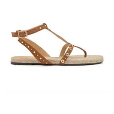 Castañer, Sko, Dame, Brun, 39 EU, Uld, Flad Tåsplit Sandal
