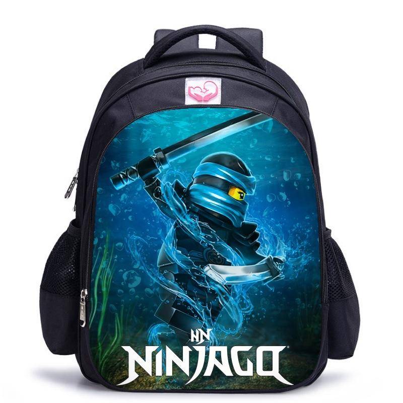 Lego Ninjago Säsong 5 Tecknad Tryck Svart Ryggsäck