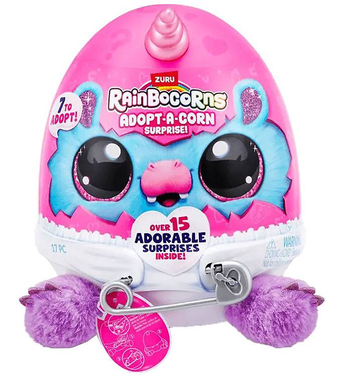 Rainbocorns Surprise - 22 cm - Adopt-A-Corn - Asst. - Rainbocorns - One Size - Leksaker