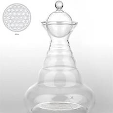 Vital water carafe Alladin Glass 1300 ml with White Flower of Life