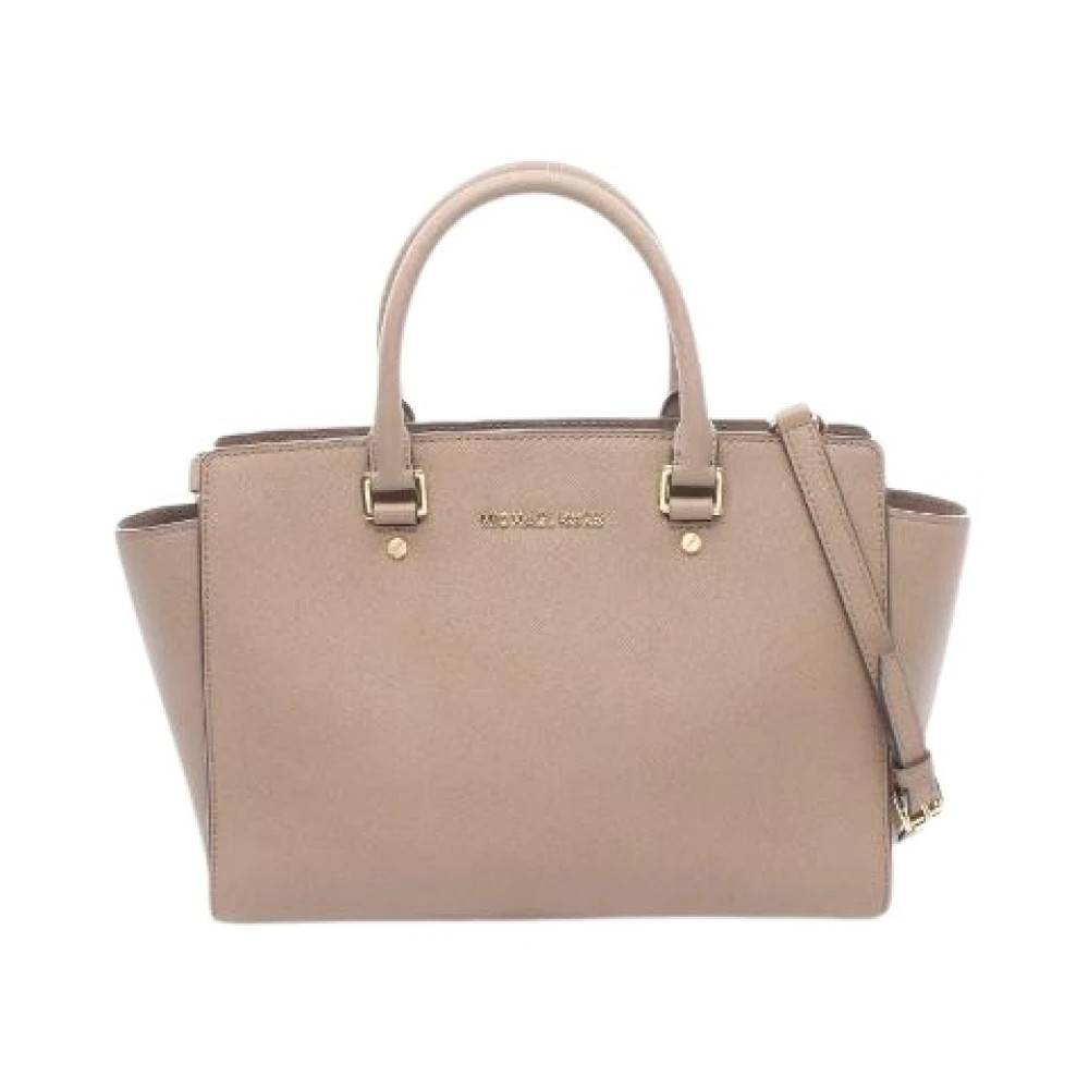 Michael Kors Pre-owned - Pre-owned Selma Läder 2way Handväska Vintage - Dam - ONE Size - Läder