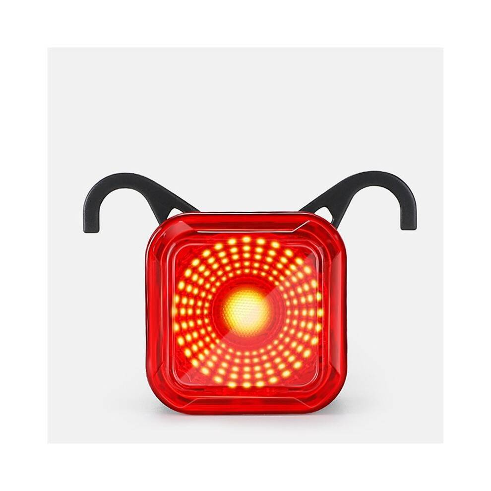 2X WEST BIKING Bike Tail Light Sensing MTB Road Bike Rear Light Type-C Charging Taillight Post