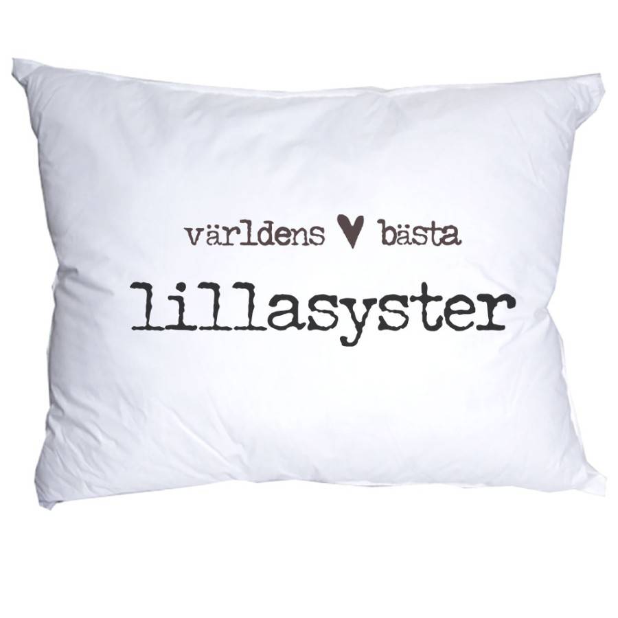 Världens Bästa Lillasyster Örngott