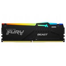Kingston FURY Beast RGB - DDR5 - modul - 32 GB - DIMM 288-pin - 5600 MHz / PC5-44800 - CL40 - 1.25 V - bez vyrovnvac pamti - on-die ECC