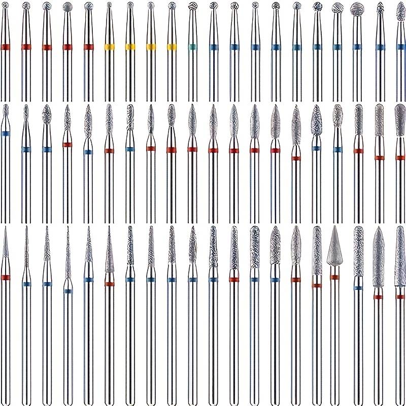 TEMU 60pcs Nail Set - Electric Cuticle Cleaner & 3/32 Inch Ceramic File, Suitable For Acrylic, Gel Nails And Foot Spa - For And Nail Shop