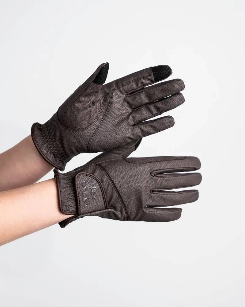 Fager Gloria Classic Ridhandskar (Brun, M)