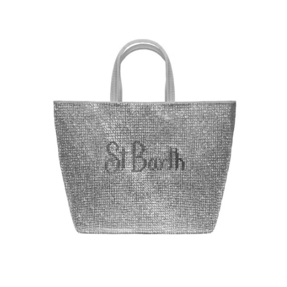 Saint Barth Strass Mini Bag - Tasker - Dame - Grå - ONE SIZE - Uld