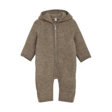 Huttelihut Ullfleeceoverall Savannah Melange  Savannah Melange 68 cm  Brun  68 cm  Unisex