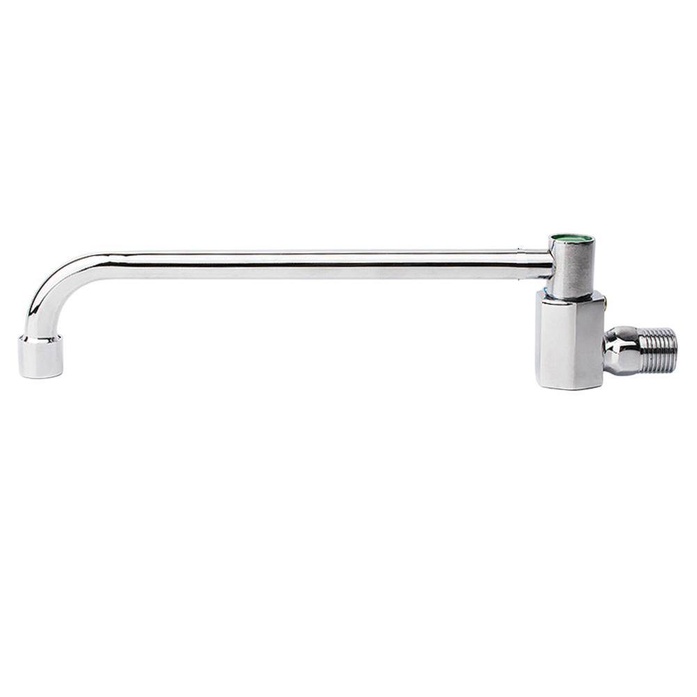 Köksspis Kran Roterbar Halvautomatisk Kran Enkel Kallvattenkran 20/25/30cm Enkel Kall Köksvridbar Spiskran gray