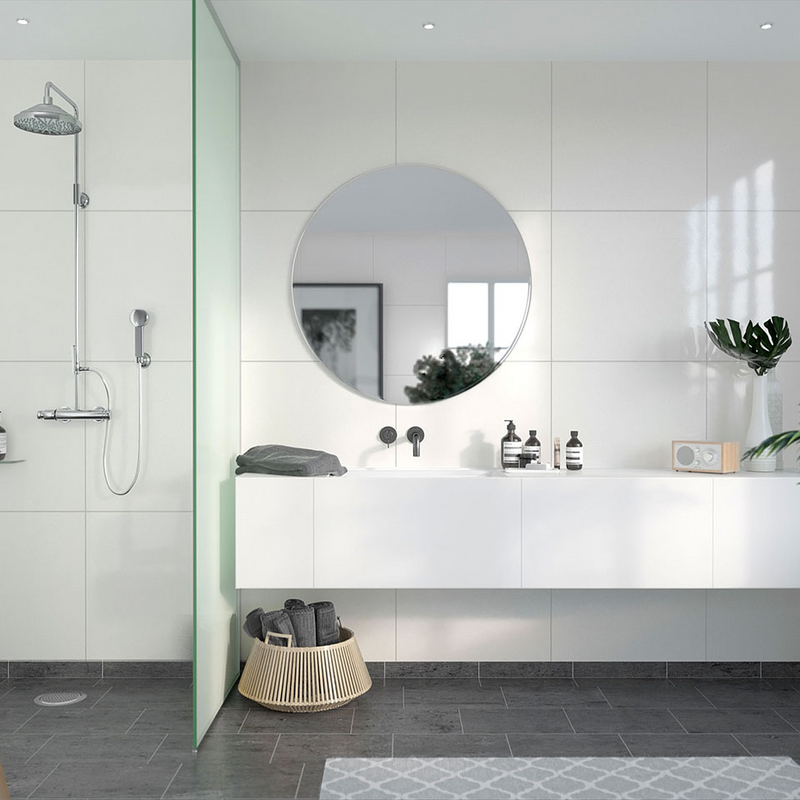 Våtrumsskiva Marcato Kvadrat 60x60 cm Fibo