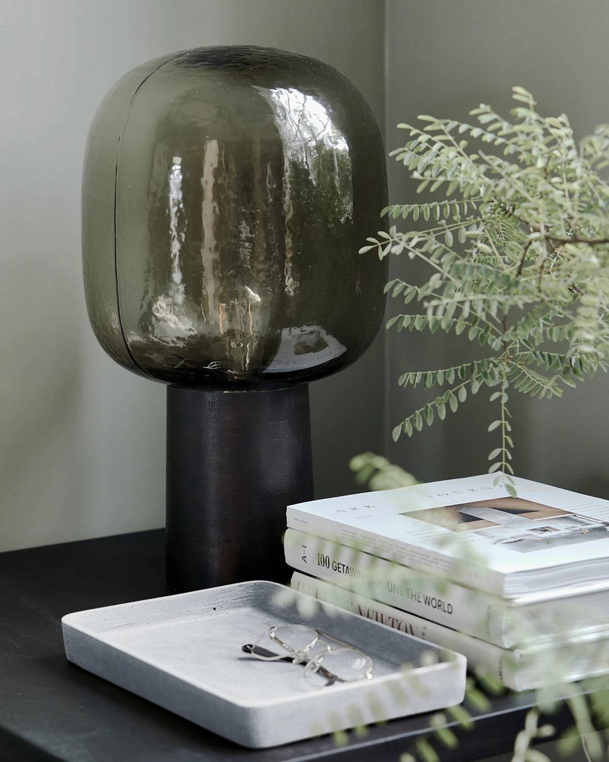 Bordlampe, HDNote, Bruneret messing