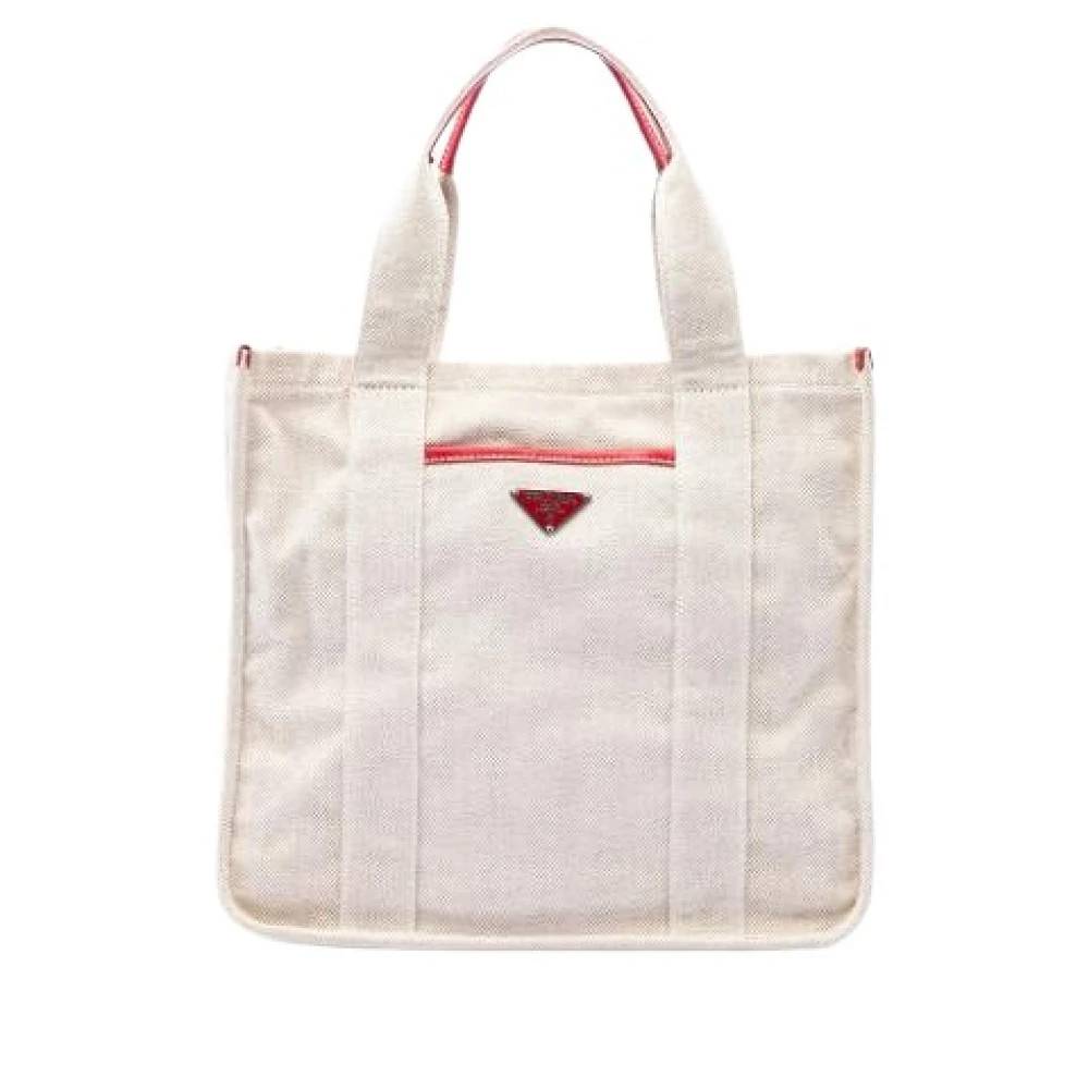 Prada Vintage - Pre-owned Vintage Canvas Tote Bag Vintage - Dam - ONE Size -