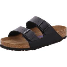 Arizona Soft Footbed Black Suede Narrow Width EU Size 40 US Size US Size [Birkenstock] - / Women's 9-9.5 / Men's 7-7.5 svart