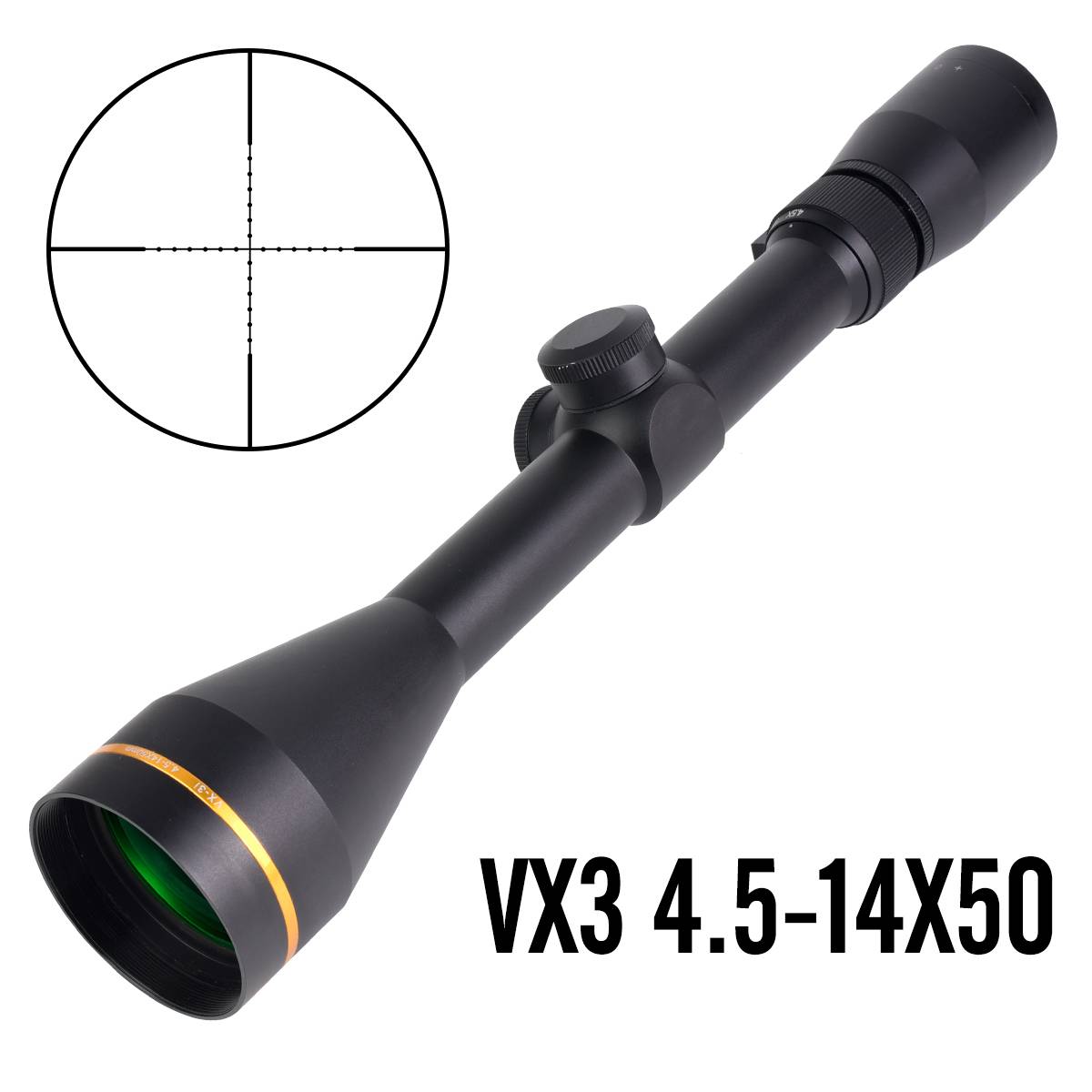 VX-3 4.5-14x50 Optics Cross dot Reticle Scope Hunting High Definition Tactical Shockproof Tactical Sight for 11mm/20mm
