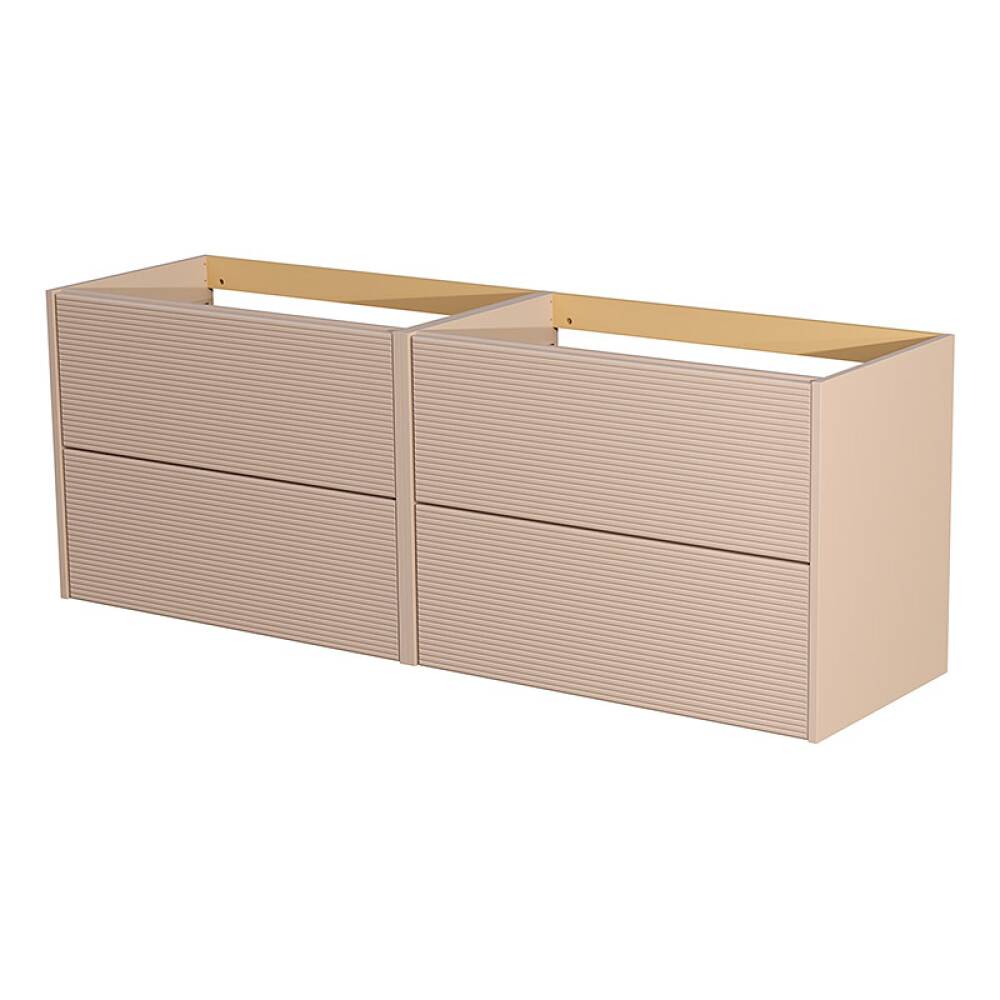 TVÄTTSTÄLLSSKÅP CAMARGUE AURA DUBBEL 160CM 4 LÅDOR MATRIS SKÄR