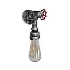 Vägglampor Vardagsrum Industriell Vattenrör Steampunk Vägglampa Retro Vägglampa Gårdsarmatur E27 Vägglampa För Dekoration