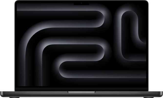 MacBook Pro 14-tum, M5 Pro 15-core, grafik 16-core, 24GB, 1TB SSD, Nanotextur, Rymdsvart