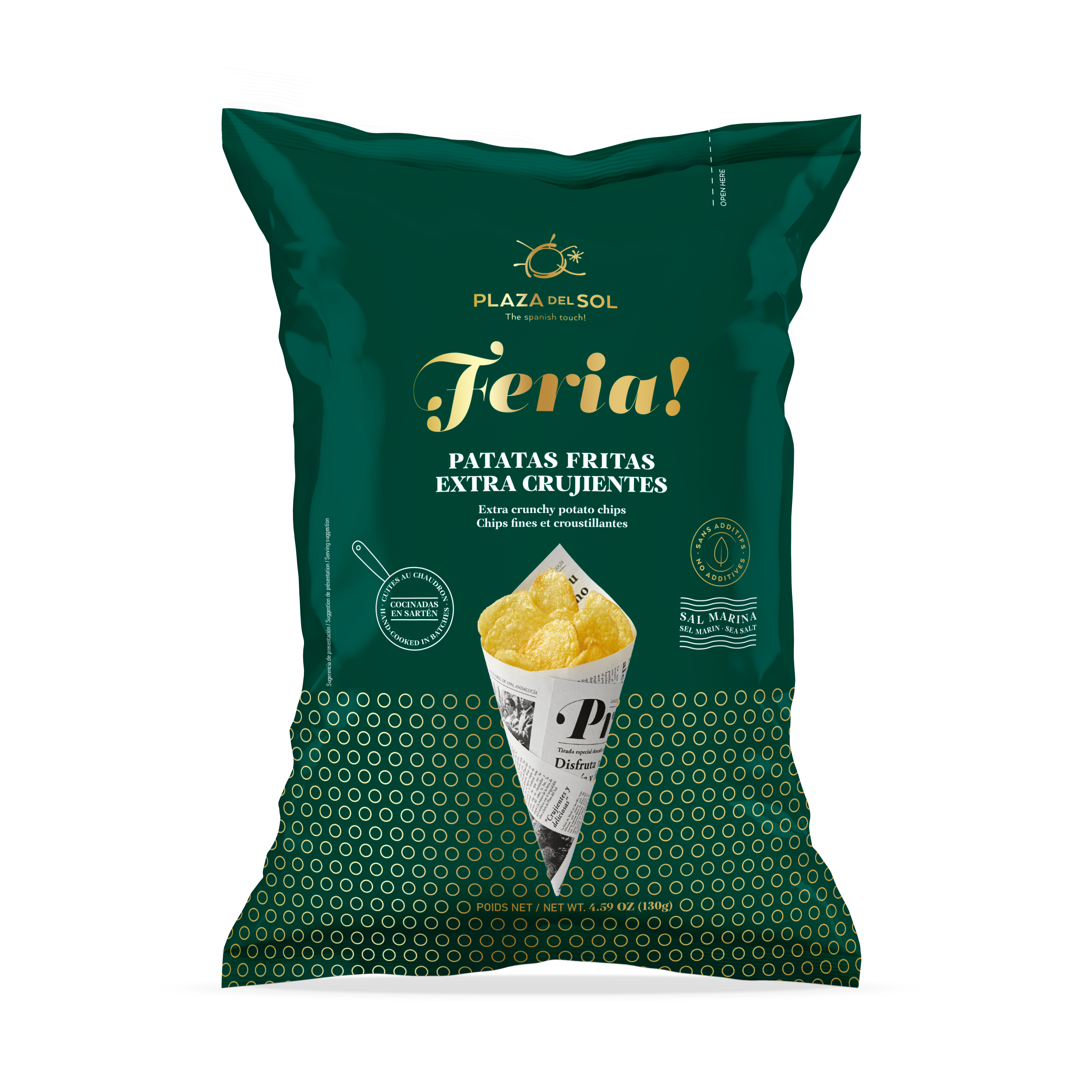 Kartoffelchips Feria! (Ekstra sprøde) 130 g