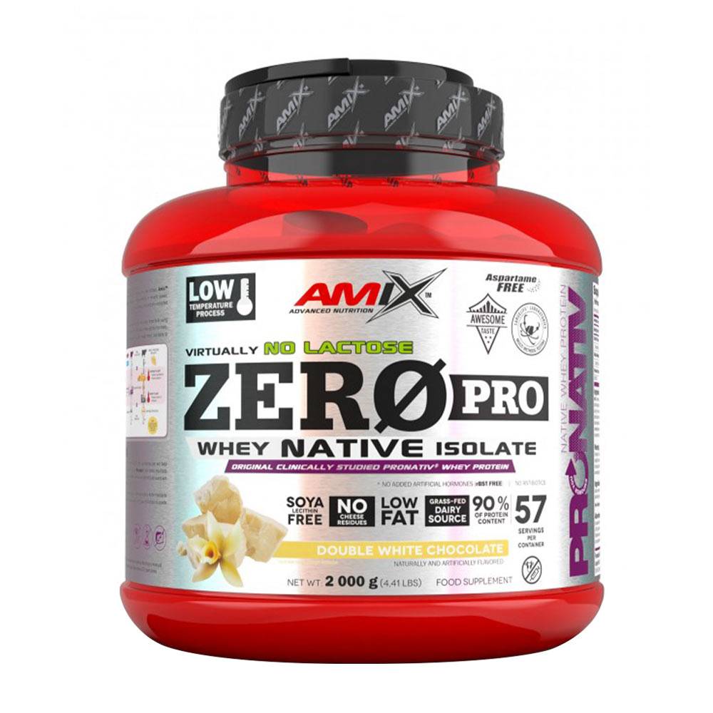 Amix - Zero Pro Whey Native Isolate Double White Chocolate 2000g