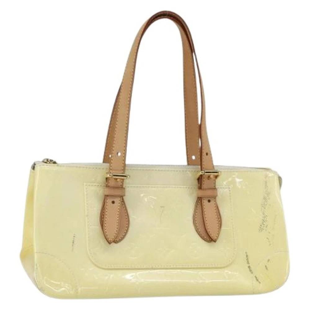 Louis Vuitton Vintage Pre-owned Pearl Skuldertaske - Vintage - Dame - Beige - ONE SIZE - Uld