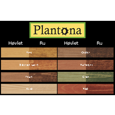 Grøn - træolie - indendørs - transp. linoliemaling - Plantona - 1 l