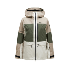 Peak Performance W Gravity GT 3L Jacket 44/XL AVID BEIGE/PINE (44/XL)