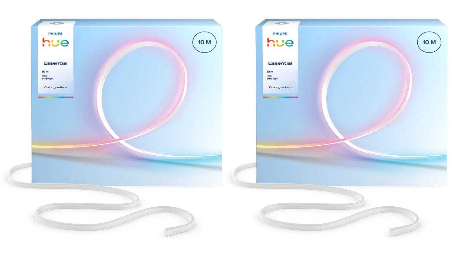 Philips Hue Essential Flex LED Strip 10m (2-pack) – RGBIC Flexibel Smart Ljuslist