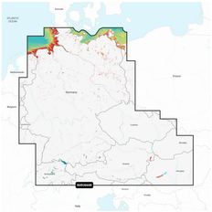 Garmin Tyskland, sjöar och floder – Sjökort för inland Garmin Navionics Vision+™ | NVEU060R | microSD™/SD™ och ettårsabonnemang