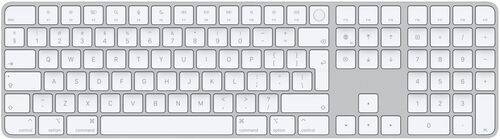 Apple Magic Keyboard 2021 | Numblock | Touch ID | sølv/hvid | US