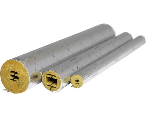 Rörskål ROCKWOOL 800 stenull Multi 38x50mm 1m med tejp