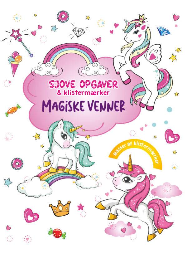 Sjove opgaver & klistermærker: Magiske venner