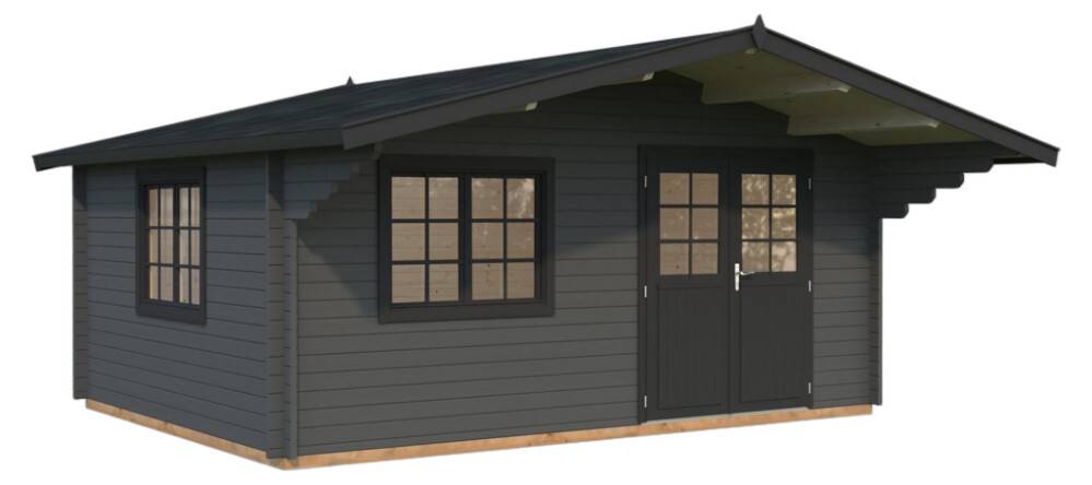 STUGA PALMAKO SALLY 19,1M² BASALTGRÅ/ANTRACITGRÅ