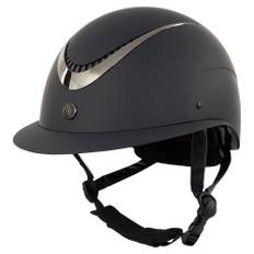 BR Ridhjälm Theta Plus Painted Bred Solskärm - Marin - 52-54 cm