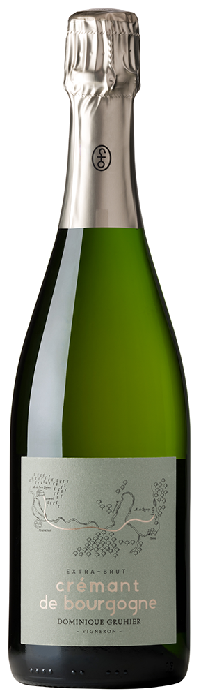 Domaine Dominique Gruhier, Crémant de Bourgogne Extra Brut - ØKO, 2023