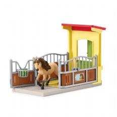 Ponyboks med islænderhingst Schleich Bondegårdsdyr 42609