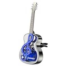 Car Air Freshener Guitar Vent Clip, Guitar Car Fresheners, Aromatherapy Diffuser Clip, Air Freshener Vent Clips, Portable Guitar Air Freshener Car For Women And Men & Vehicle Air Conditioner