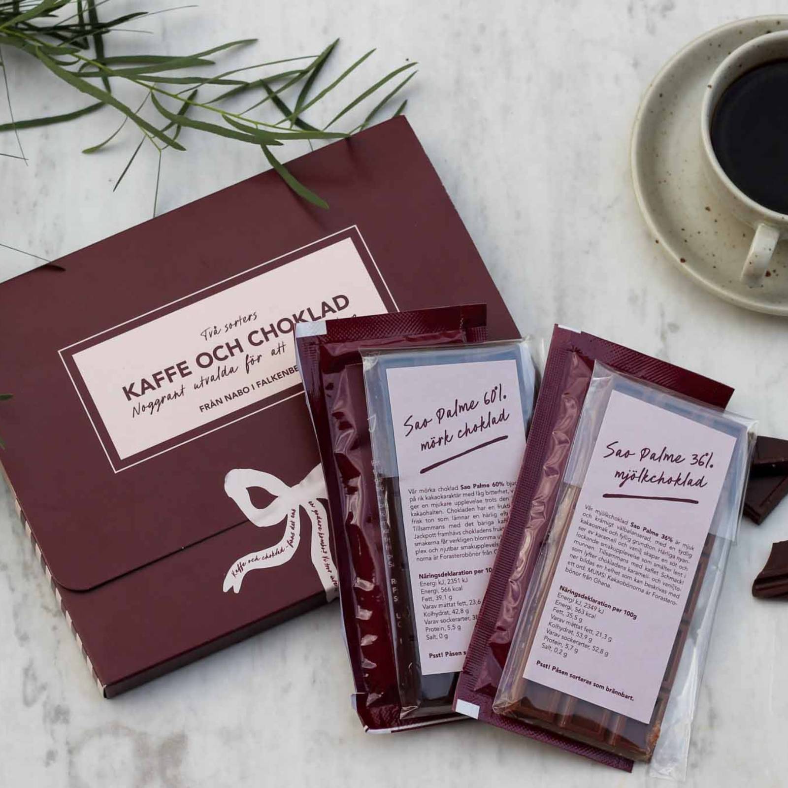 Kaffe och Choklad set
