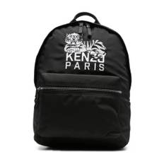 Kenzo, Taske, Herre, Sort, ONE SIZE, Uld, Stilfuld Bucket Bag & Rygsæk