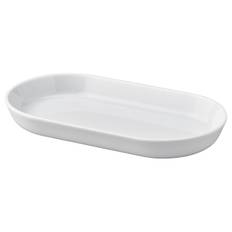 IKEA - 365+ serveringsfad, hvid, 20x11 cm
