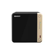 QNAP TS-464 NAS Tower Intel® Celeron® N5095 8 GB DDR4 16 TB HDD QNAP Turbo System Sort, Guld