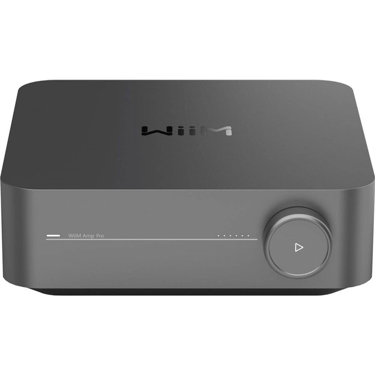 WiiM Amp Pro rymdgrå - Stereo integrerad transistorförstärkare, Spotify, Tidal, Roon Ready, Deezer, Qobuz, Amazon Music, Tunein, D